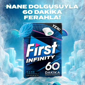 Infinity 60 Dakika Nane Aromalı Şekersiz Draje Sakız - 12 Adet