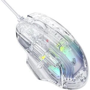 S80 7200 DPI 7 Tuşlu Rgb Şeffaf Optik Oyuncu Gaming Mouse