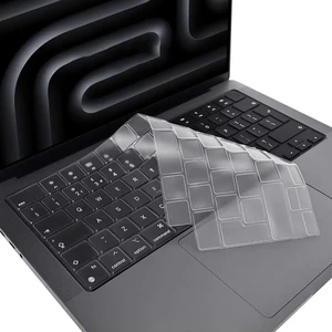 Apple Macbook Air 2024 15 Inç M3 Çip A3114 Uyumlu Türkçe Q Klavye Şeffaf Klavye Koruyucu