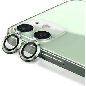 iPhone 12 Kamera Koruyucu Lens Alüminyum Alışımlı Cam (yeşil)