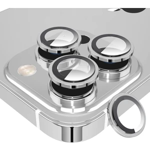iPhone 12 Pro Kamera Koruyucu Lens Alüminyum Alışımlı Cam (gümüş)