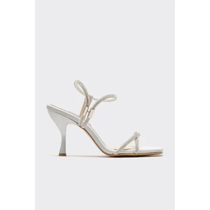 Lame Kadın Topuklu Sandalet