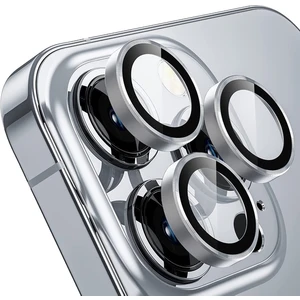 iPhone 12 Pro Max Kamera Koruyucu Lens Alüminyum Alışımlı Cam (gümüş)
