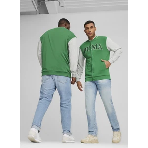 67897186 Puma Squad Track Jacket Yeşil Erkek Kapüşon Yaka Regular Fit Sweatshirt