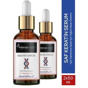 Intense Keratin Saf Keratin Serum 50 ml x 2 - Patentli Formül Pure Keratin Complex Serum