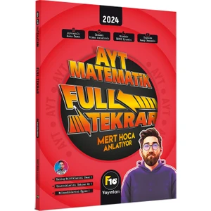 F10 Yayınları Mert Hoca AYT Matematik Full Tekrar Video Ders Kitabı