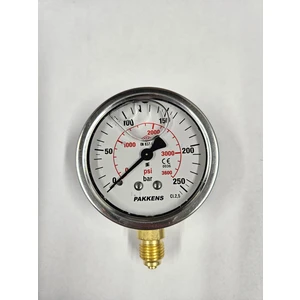 Çap 63 Alttan Gliserinli Manometre - Pakkens