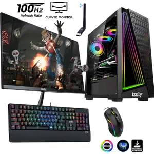 Nemesis i5-10400F 4.30 16GB 512GB RX550 4GB DDR5 24" Oyuncu Masaüstü Bilgisayar