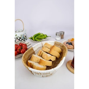 Rattan Ekmek Sepeti Oval Ekmeklik 28 cm Kahverengi – D/10 C1-1-289