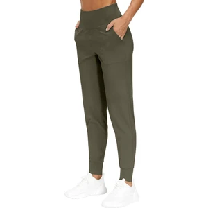 Genius Store Kadın Yüksek Bel Yoga Koşu Egzersiz Joggers Hafif Eşofman Altı Joger-Eşofman