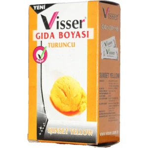 Kornea Store Visser Toz Gıda Boyası Turuncu