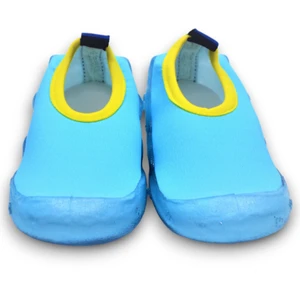 First Step Mavi Erkek Çocuk Kaydırmaz Taban Deniz AYAKKABISI-F-7045