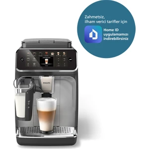 Philips LatteGo Tam Otomatik Espresso Makinesi, 12 Sıcak ve Soğuk İçecek, Silent Brew, EP4446/70