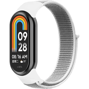 Xiaomi Mi Band 8 Için Esnek Hasır Örgü Kordon Kayış - FC429