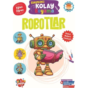 Etkinlikli Kolay Boyama – Robotlar