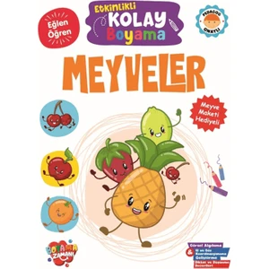 Etkinlikli Kolay Boyama – Meyveler
