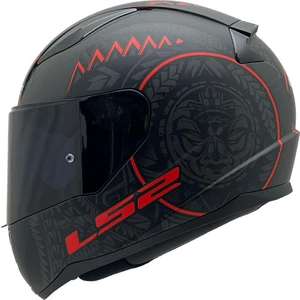 Rapıd 2 Race Takaroa Mat Siyah-Kırmızı Kask Siyah Cam