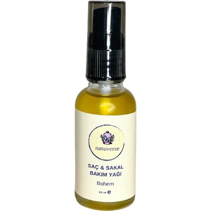 %100 Doğal Vegan Sakal Yağı Bohem 30 ml