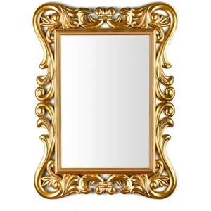 Dekoratif Küçük Kare Ayna Gold 54*67