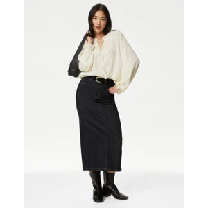Marks & Spencer Regular Fit Uzun Kollu Bluz