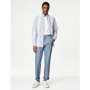 Marks & Spencer Regular Fit Keten Chino Pantolon