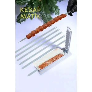 Porselen Diyarı Kebapmatik Adana Urfa Kebap Kalıbı Aparatı Pratik Hızlı Kebap Makinesi Kutusu Kebap Matik