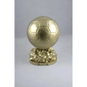 3D Layer Craft Fıfa Ballon D'or Maketi Gold Kaplama 20 cm