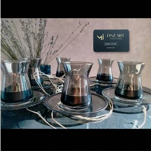 Füme Lüx Çay Seti 12 Prç