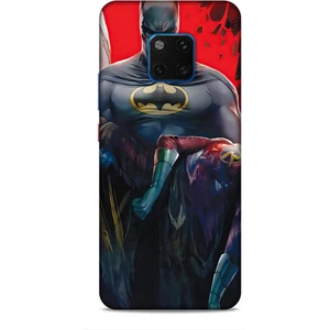 Huawei Mate 20 Pro Kılıf Animasyon 8 Batman Siyah Baskılı Kılıf