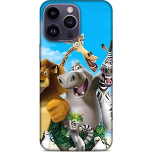 Apple iPhone 14 Pro Max Kılıf Animasyon 26 Madagascar Soft Kapak