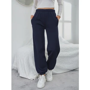 Kadın Kendinden Kıvırma Bol Eşofman