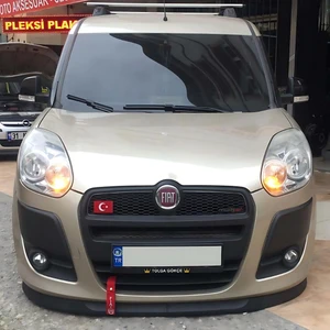 Fiat Doblo 3 2011-2014 Uyumlu H Lip Esnek Ön Lip 2 Parça Karlık Ön Ek Tampon Altı Dil