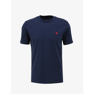 Bisiklet Yaka T-shirt Navy