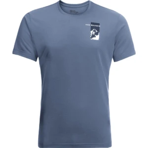 JACK WOLFSKİN Vonnan S/S Graphic T M 1809941TR-1325 ERKEK Mavi Tişört