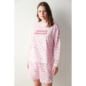 Think Pink Sweatshirt Pijama Üstü
