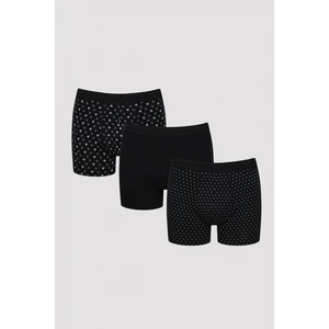 Erkek Pointed Çok Renkli 3lü Boxer