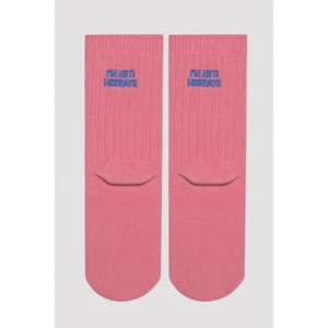 Anti Monday Pembe Soket Çorap