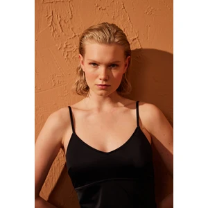 Siyah Basic Tankini Bikini Üstü