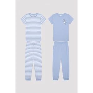 Erkek Çocuk Stripe Çok Renkli 2li Pijama Takımı