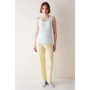 Lemonade Sarı Pantolon Pijama Takımı