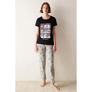 Bugs Bunny Çok Renkli Pantolon Pijama Takımı