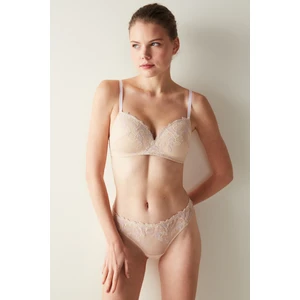 Cosy Broidery Bej Sütyen