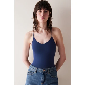 Seamless İndigo Bodysuit