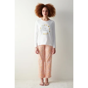Cat Zodiac Pantolon Pijama Takımı