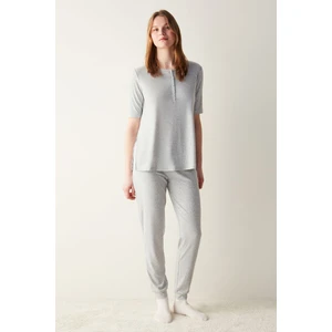 Weekend Gri Pantolon Pijama Altı
