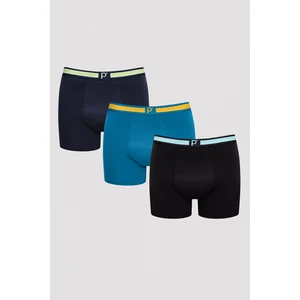 Side Details Çok Renkli 3lü Boxer