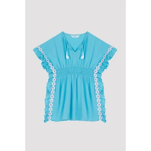 Kız Çocuk Papatya Frill Kaftan