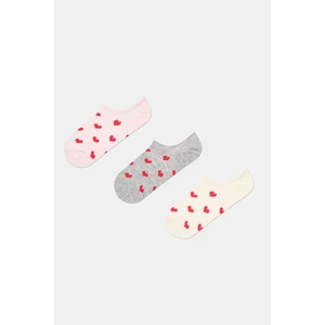 Red Heart Pembe 3lü Sneaker Çorap