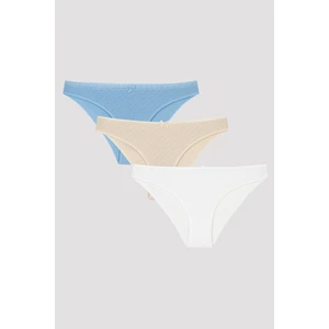 Fresh Spring 3lü Pointel Çok Renkli Slip Külot