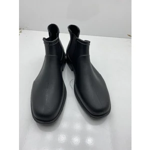 Çiğdem Kundura Çiğdem Kısa Lastikli Iş-Bahçe-Su Geçirmez Çizme-Bot - Siyah - 43